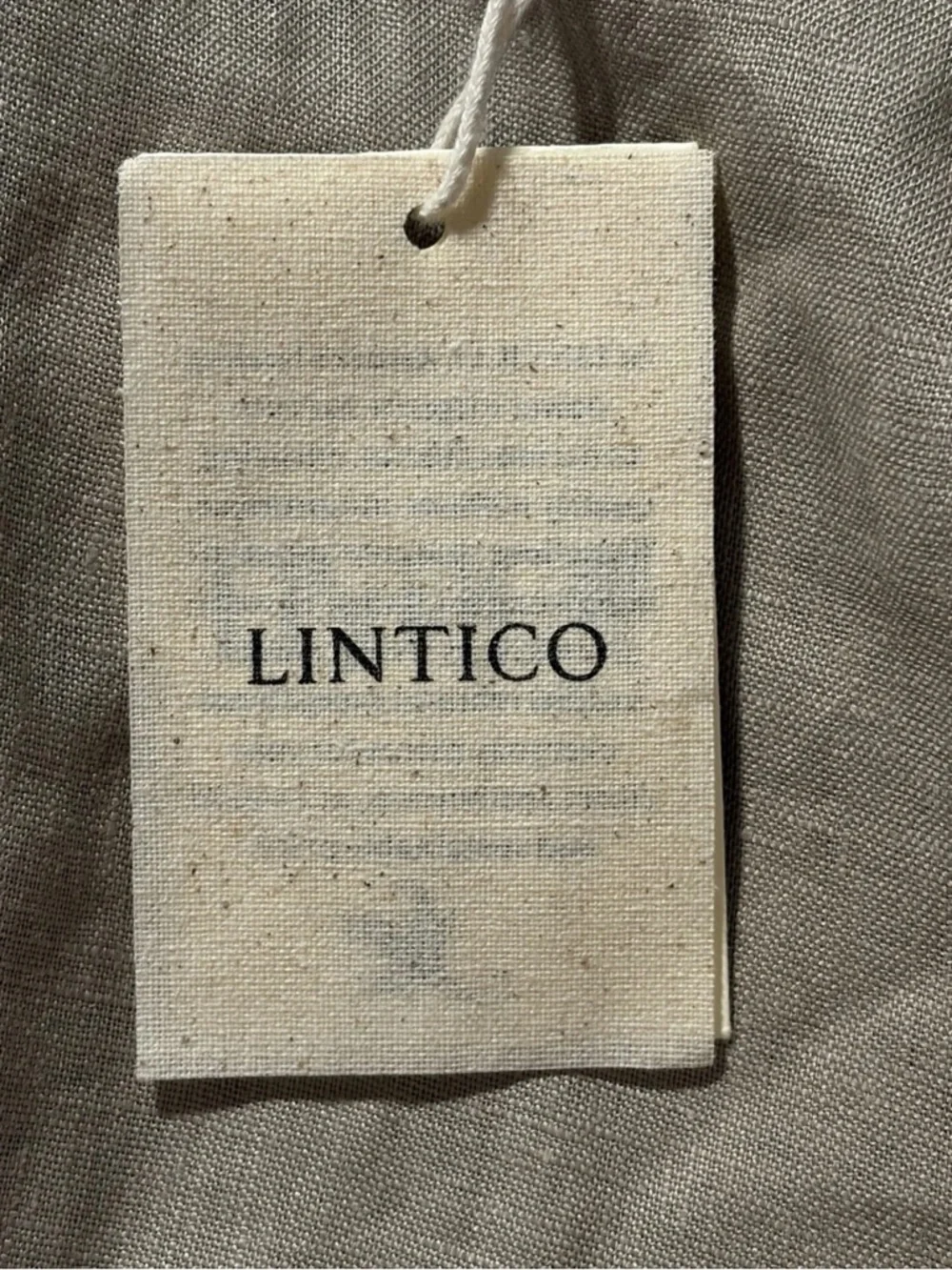 LINTICO 100% Linen Camisole Dress QEARL XL Beach Boho Coastal Minimalist Tan - Picture 10 of 15
